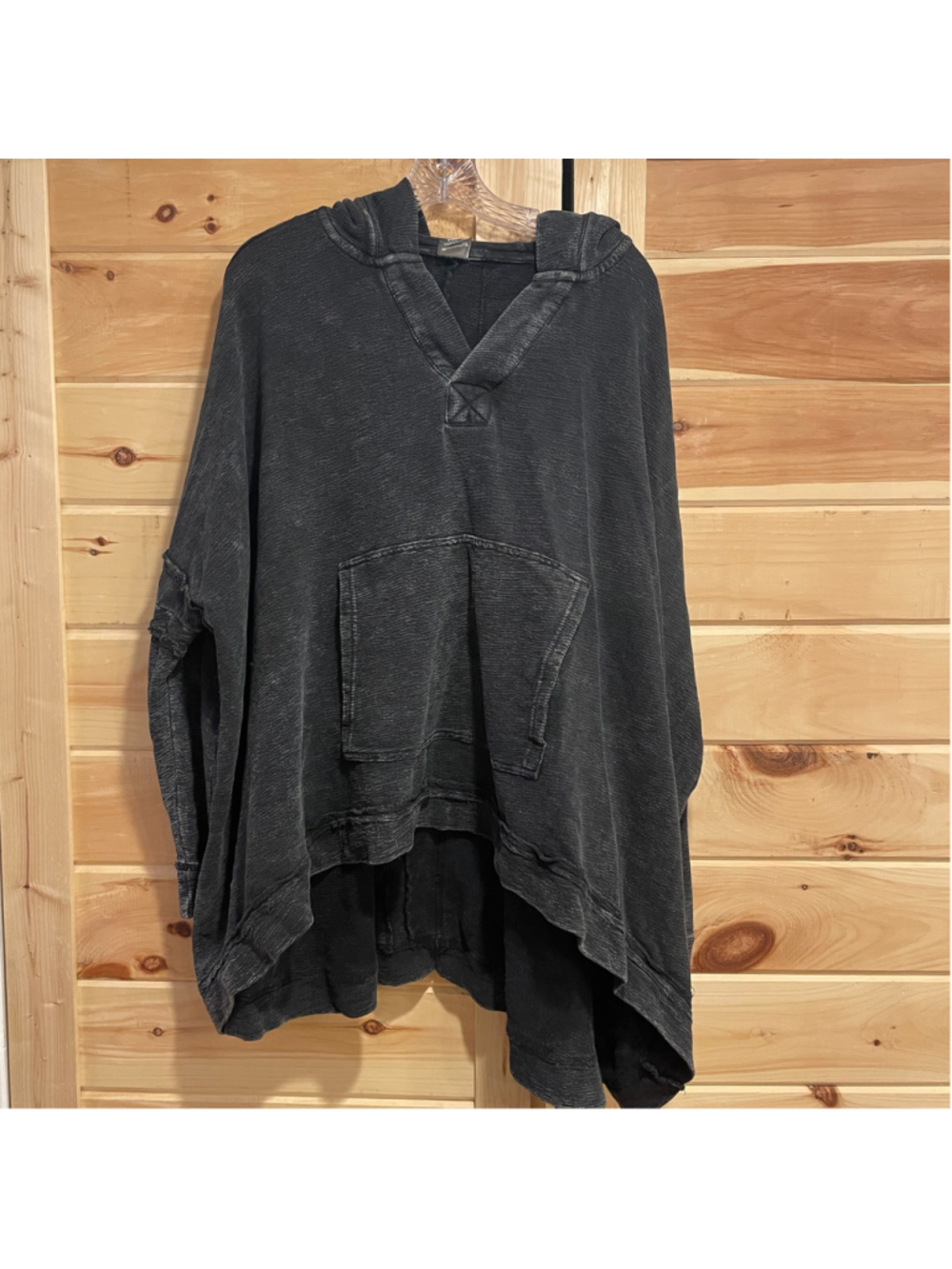 Women's Slightly Buddha Black Hoodie S